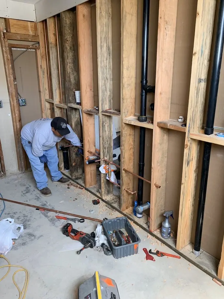 Commercial rough-in plumbing for Water Heater Replacement in Monticello